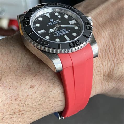 which rolex comes with rubber strap|Rolex 20mm rubber strap.